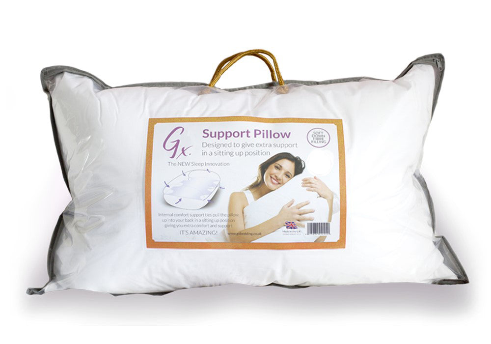Support Pillow support while sitting