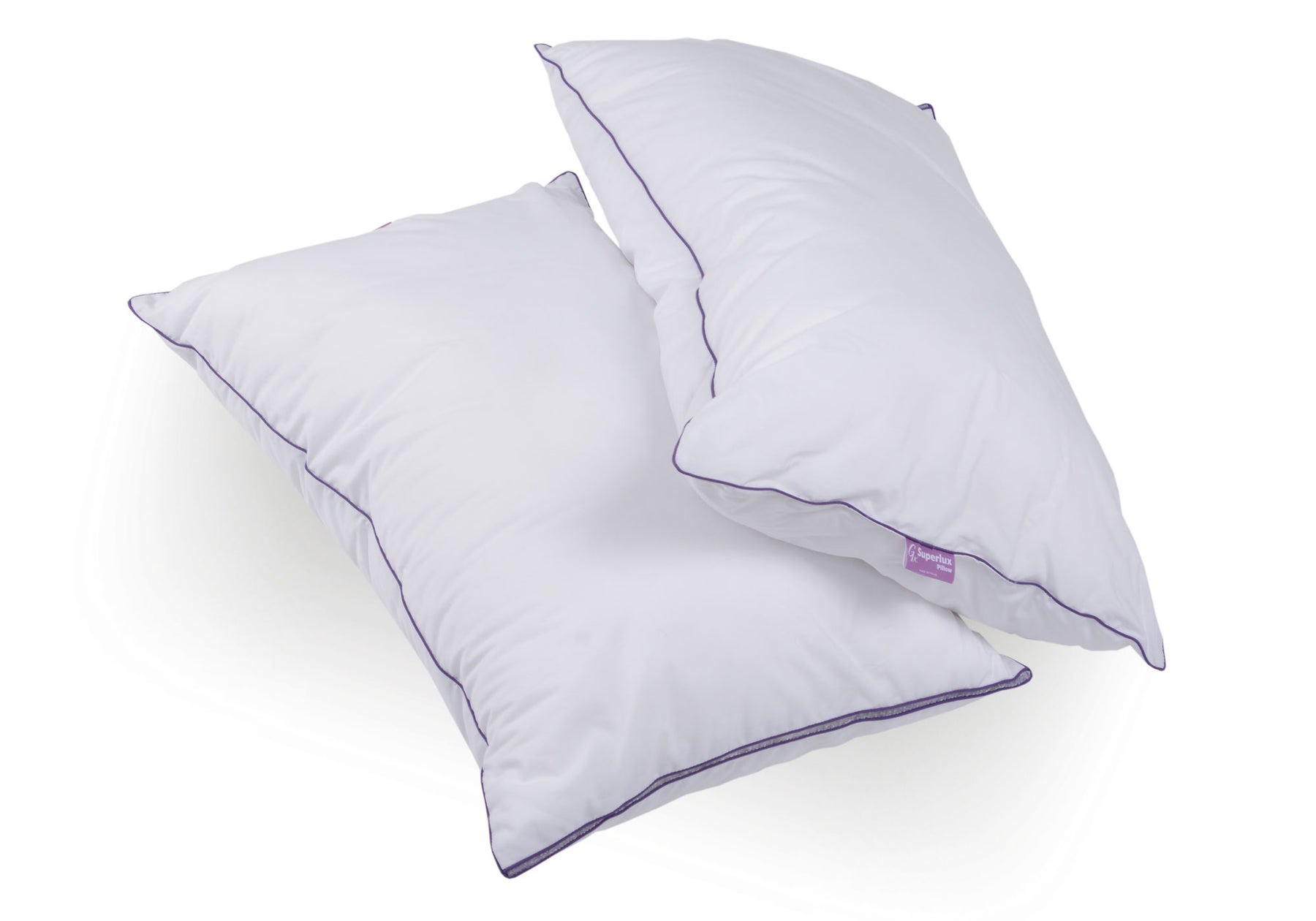 Patented pillow giving both comfort and support using internal ties