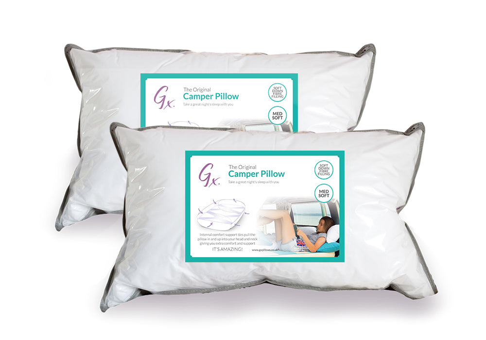 Patented pillow giving both comfort and support using internal ties